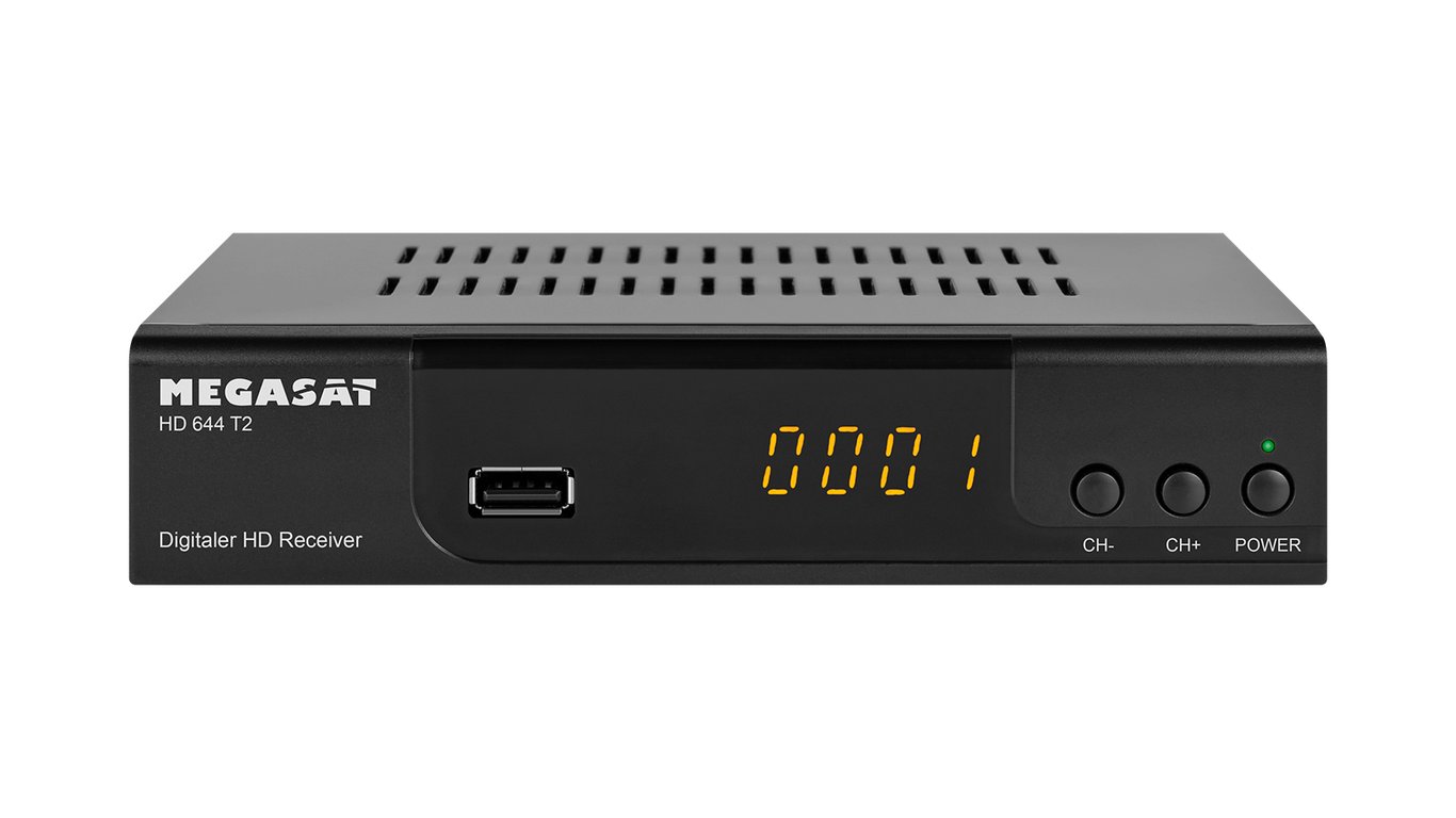 Megasat 0201145 set-top box (dekoder STB) Terrestrial Full HD Czarny