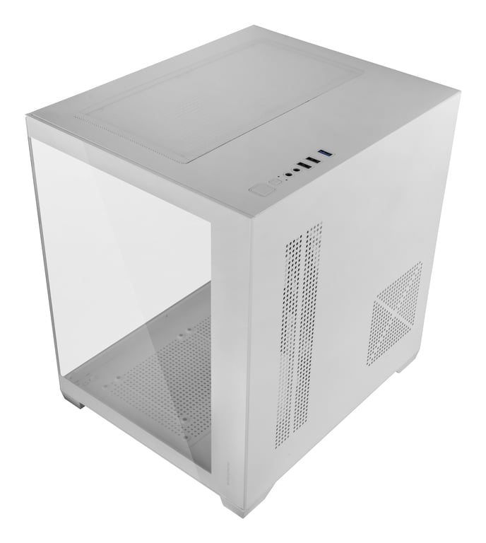 Mars Gaming MC-VIEW2W Mini Tower Biały MCVIEW2W