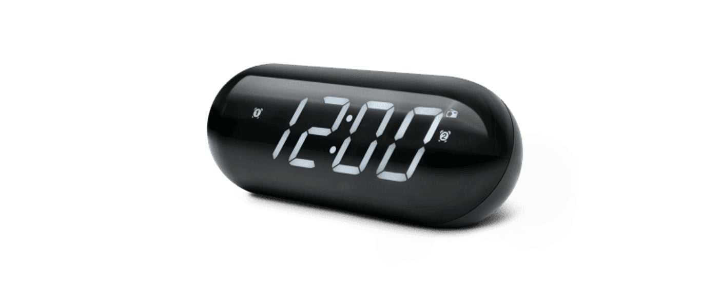Muse M-19 GL radio Zegar Cyfrowy Czarny
