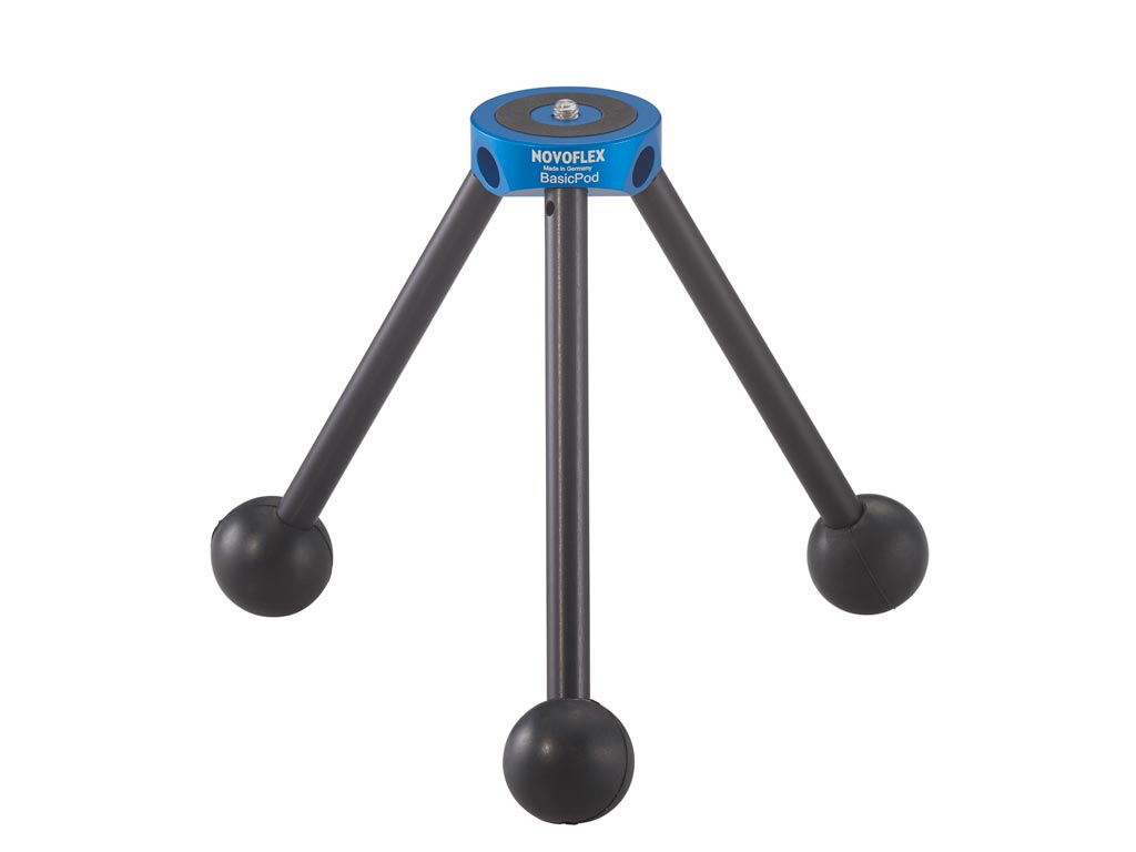 Novoflex BasicPod Mini statyw Kamery cyfrowe/analogowe 3 x noga Czarny, Niebieski
