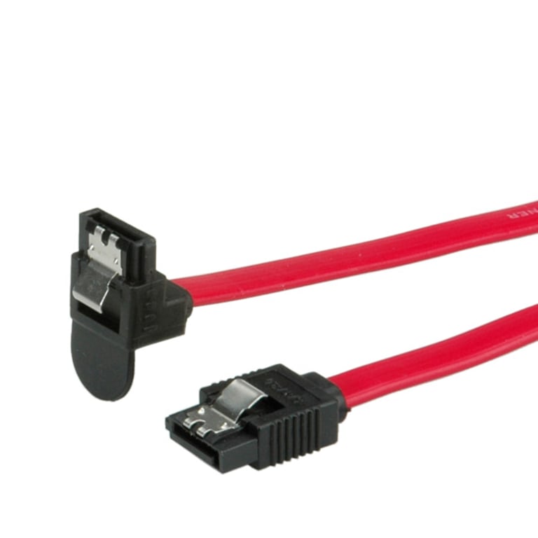 ROLINE 11.03.1564 kabel SATA 0,5 m SATA 7-pin Czarny, Czerwony, Czerwony