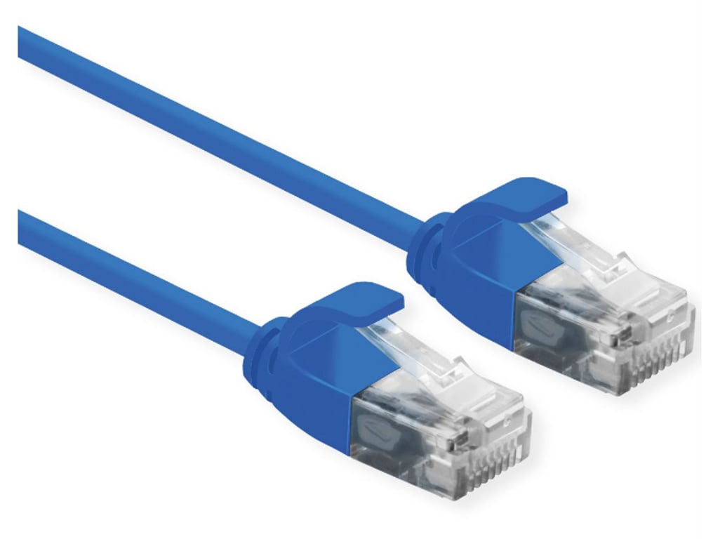 ROLINE 21.15.3941 kabel sieciowy Niebieski 0,3 m Cat6a U/UTP (UTP) 21.15.3941