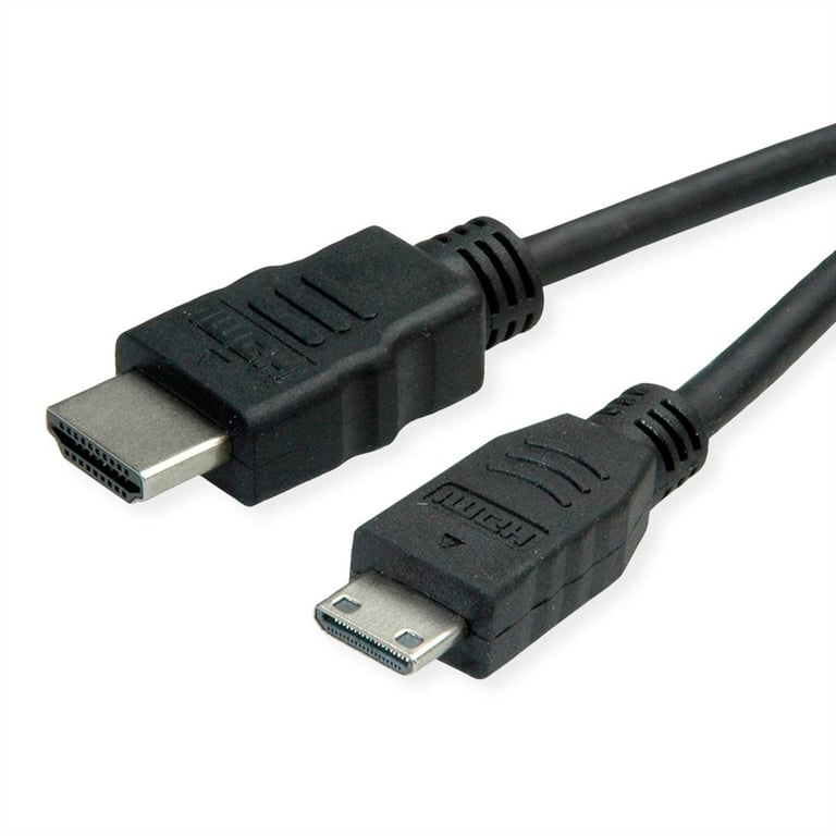 ROLINE 11445580 kabel HDMI 2 m HDMI Typu A (Standard) HDMI Type C (Mini) Czarny 11.44.5580