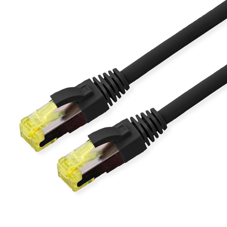 ROLINE 21.15.0750 kabel sieciowy Czarny 0,5 m Cat6a S/FTP (S-STP)