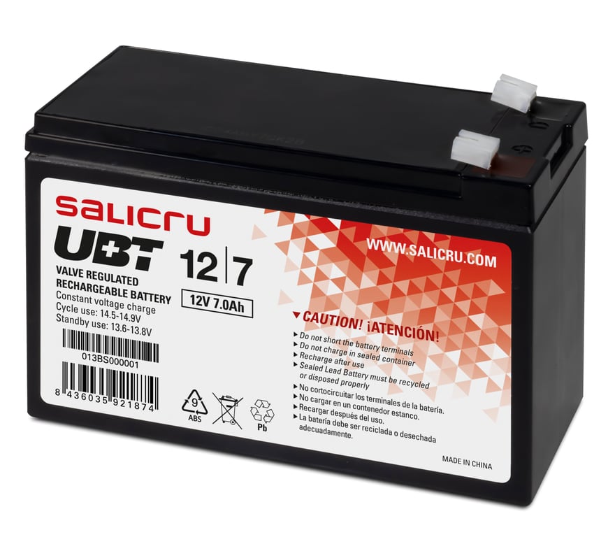 Salicru 013BS000001 akumulator Ołowiany (VRLA) 12 V 7 Ah