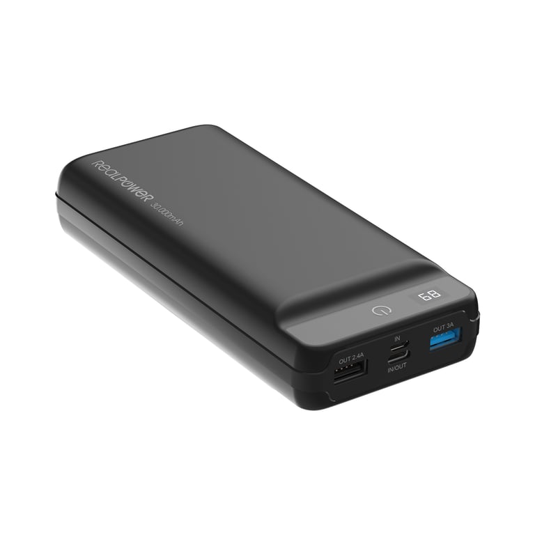 RealPower PB-30k PD 30000 mAh Czarny