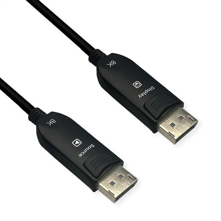 ROLINE 14.01.3502 kabel DisplayPort 20 m Czarny 14.01.3502