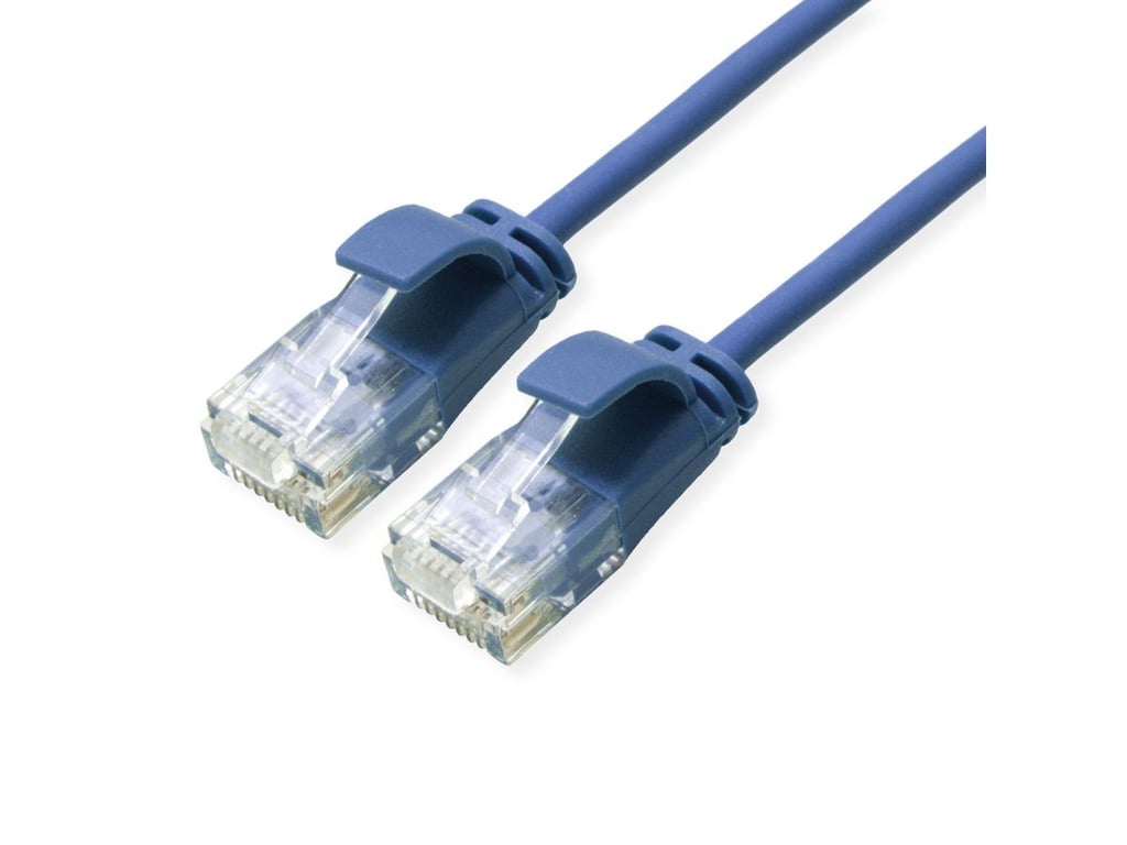 ROLINE GREEN 21.44.3940 kabel sieciowy Niebieski 0,15 m Cat6a U/UTP (UTP)