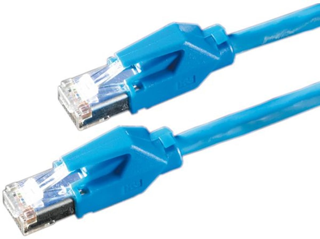 ROLINE Cat6 0.5m kabel sieciowy Niebieski 0,5 m S/FTP (S-STP) 21.05.0004