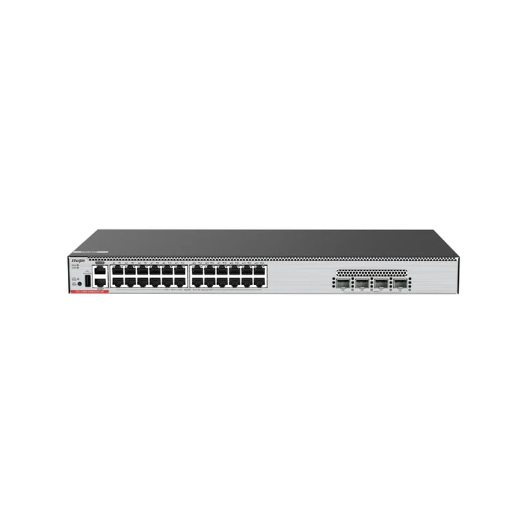 Ruijie Networks RG-CS86-24MG4VS-UP łącza sieciowe Zarządzany 5G Ethernet (100/1000/5000) Obsługa PoE Szary RG-CS86-24MG4VS-UP