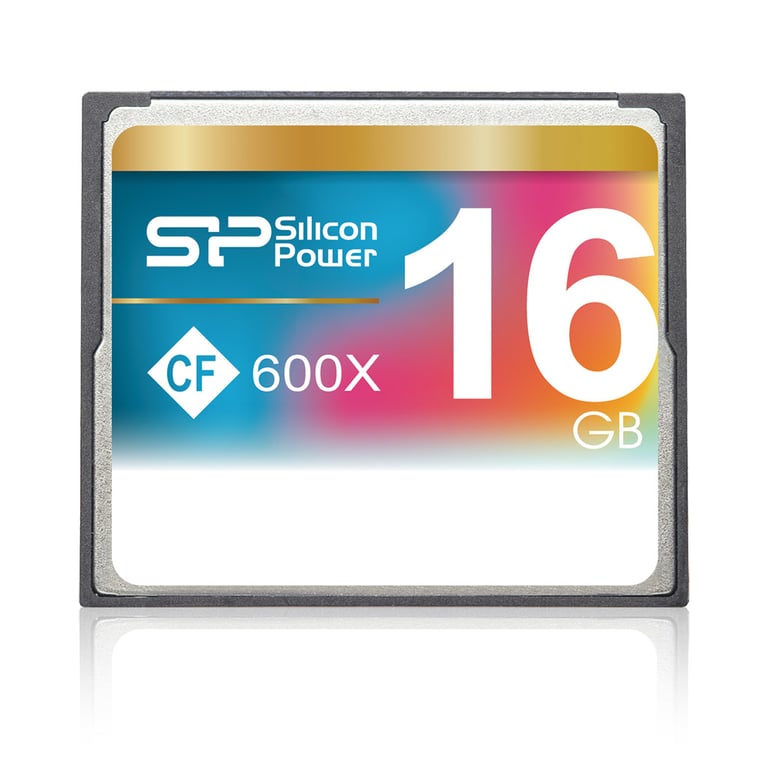 Silicon Power CF 600X 16 GB Karta pamięci CompactFlash SP016GBCFC600V10