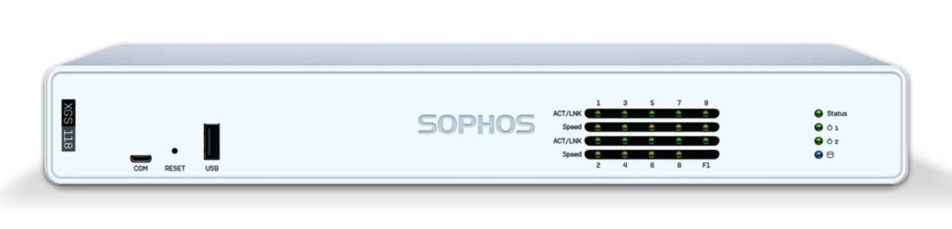 Sophos XGS 118 firewall (hardware) 15,5 Gbit/s XG118Z00ZZPCEU