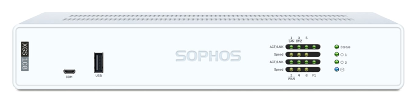 Sophos XGS 108 firewall (hardware) 12,5 Gbit/s XG108Z00ZZPCEU