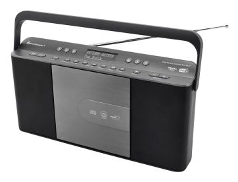 Soundmaster RCD1870SW radio Przenośny Analogowe i cyfrowe Czarny, Szary