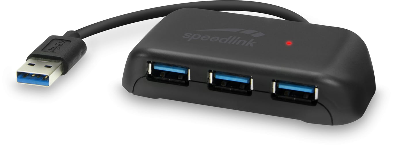 SPEEDLINK SNAPPY EVO USB 3.2 Gen 1 (3.1 Gen 1) Type-A 5000 Mbit/s Czarny SL-140109-BK