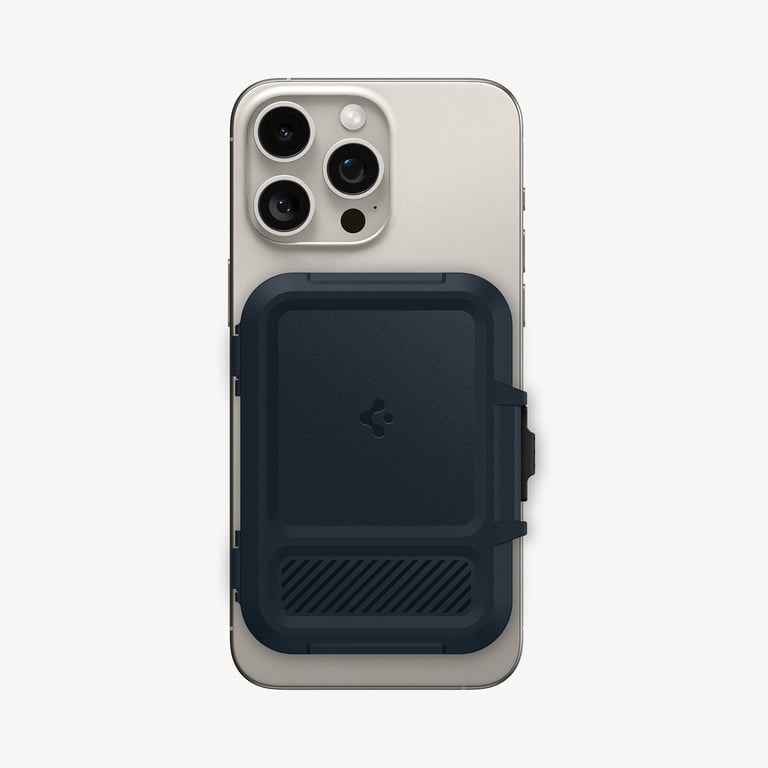 Spigen MagSafe Card Holder Lock Fit (MagFit) Czarny