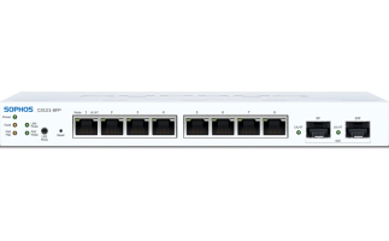 Sophos CS101-8FP Zarządzany Gigabit Ethernet (10/100/1000) Obsługa PoE Srebrny C18CTCHEU
