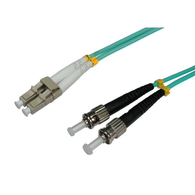 Techly ST-LC M-M 2m kabel InfiniBand / światłowodowy Kolor Aqua ILWL D5-STLC-020/OM3