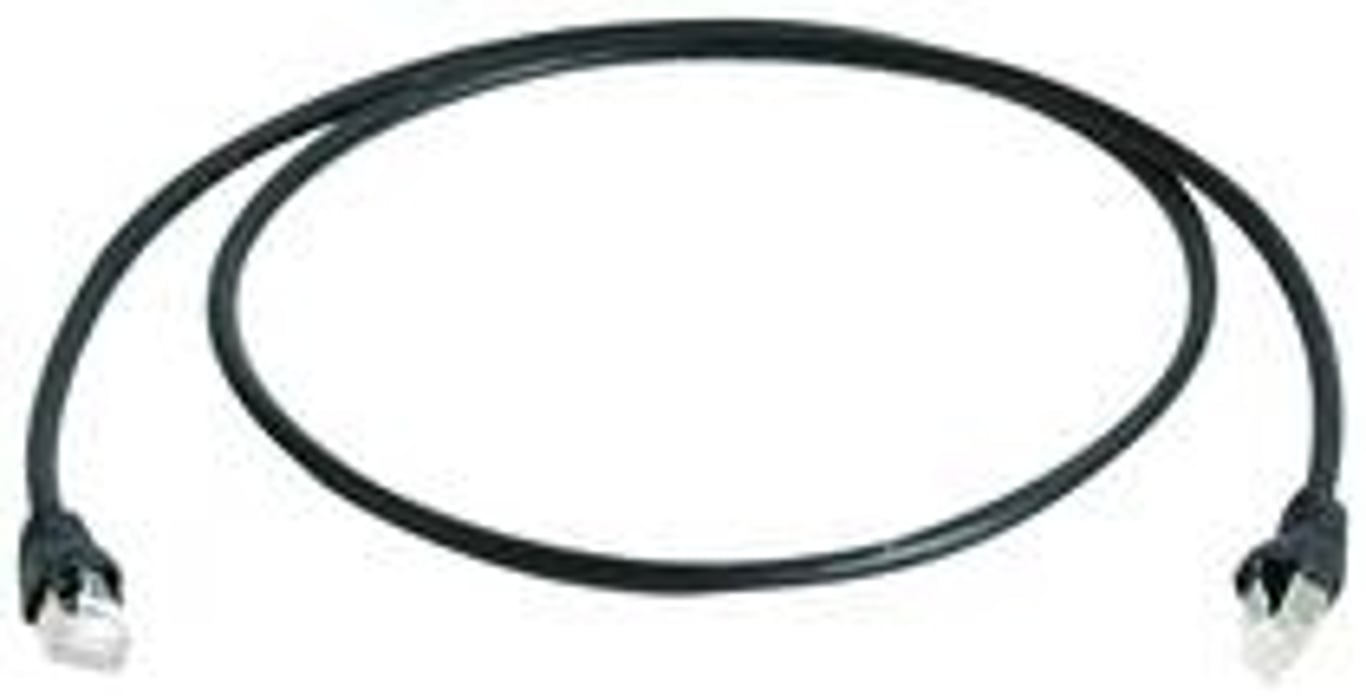 Telegärtner Patch Cord MP8 FS 600 LSZH- 3,0m kabel sieciowy Czarny 3 m