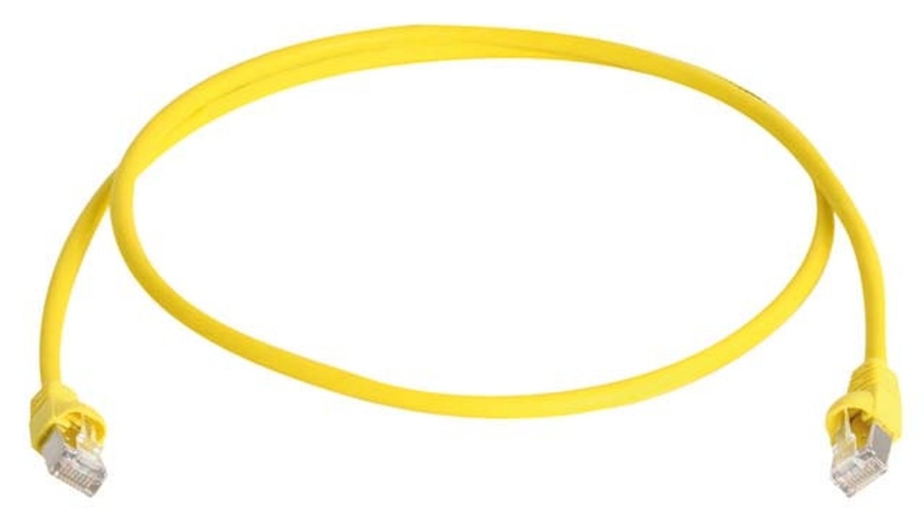 Telegärtner MP8 FS 600 LSZH-1,0 yellow kabel sieciowy Żółty 1 m L00000A0085