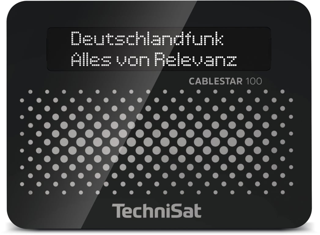 TechniSat CABLESTAR 100 Zegar Cyfrowy Czarny