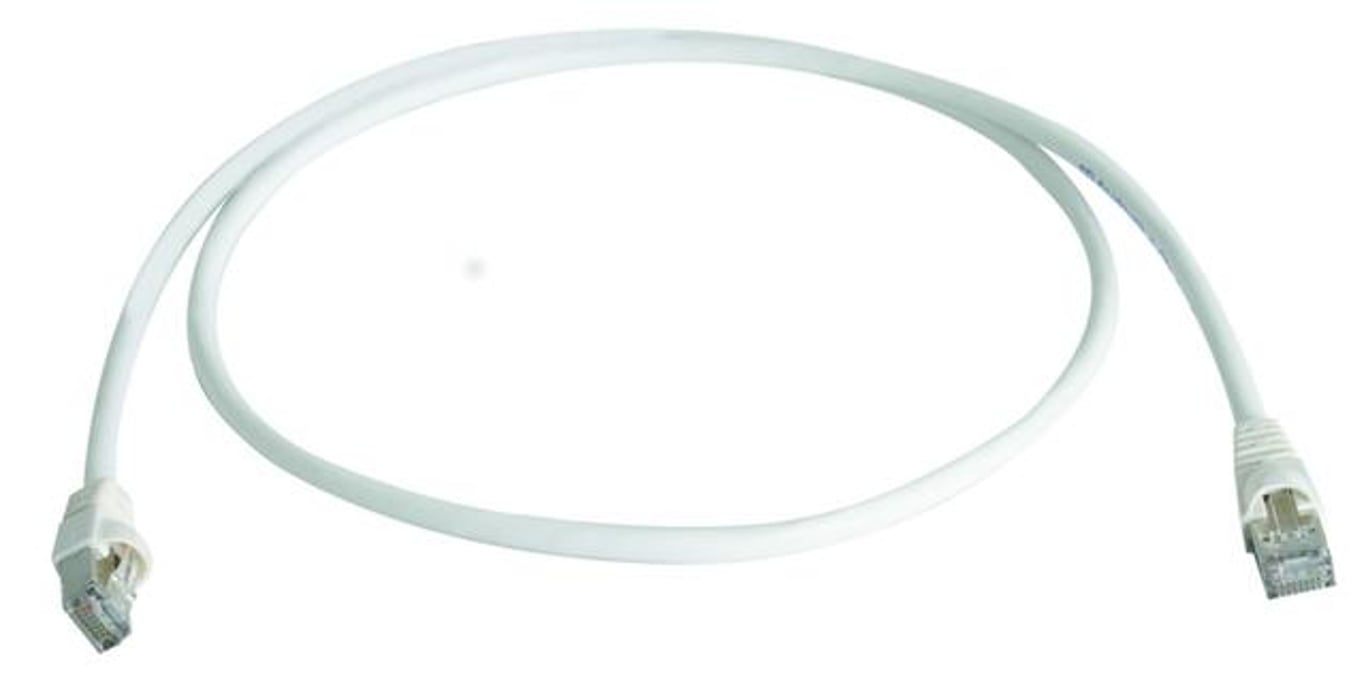 Telegärtner MP8 FS500 LSZH 1m kabel sieciowy Biały Cat6a SF/UTP (S-FTP) L00000A0131