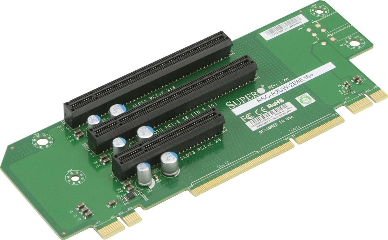Supermicro RSC-R2UW-2E8E16+ adapter Wewnętrzny PCIe