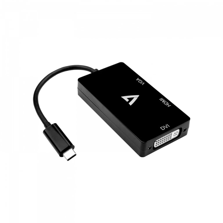 V7 V7UC-VGADVIHDMI-BLK zewnętrzna karta graficzna usb 3840 x 2160 px Czarny V7UC-VGADVIHDMI-BLK