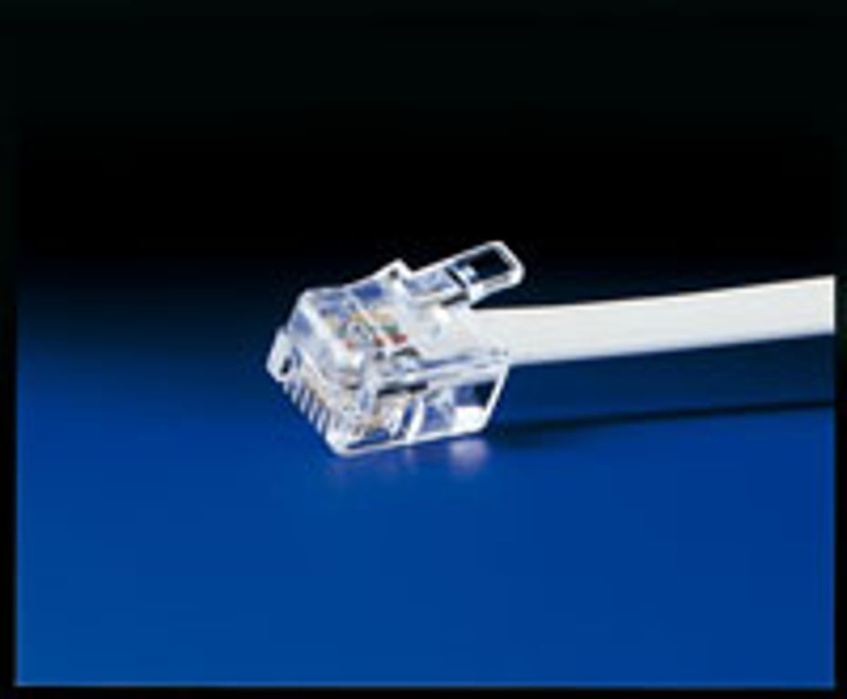 VALUE RJ12 Cable 6P4C, 6m Szary 11.04.1906