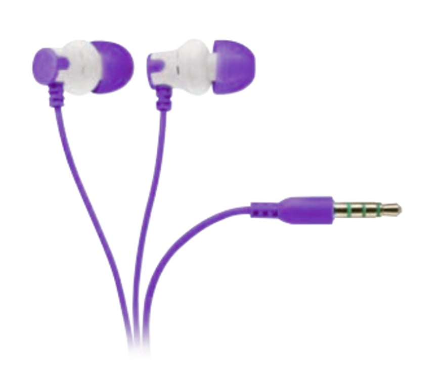 Vivanco HS 100 PU Przewodowa Douszny Połączenia/muzyka Fioletowy