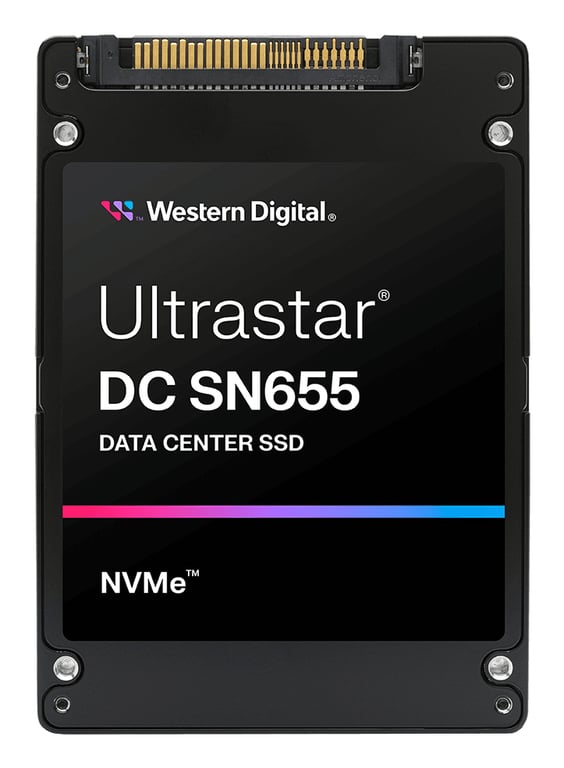 Western Digital Ultrastar DC SN655 30,7 TB U.3 PCI Express 4.0 NVMe TLC 3D NAND