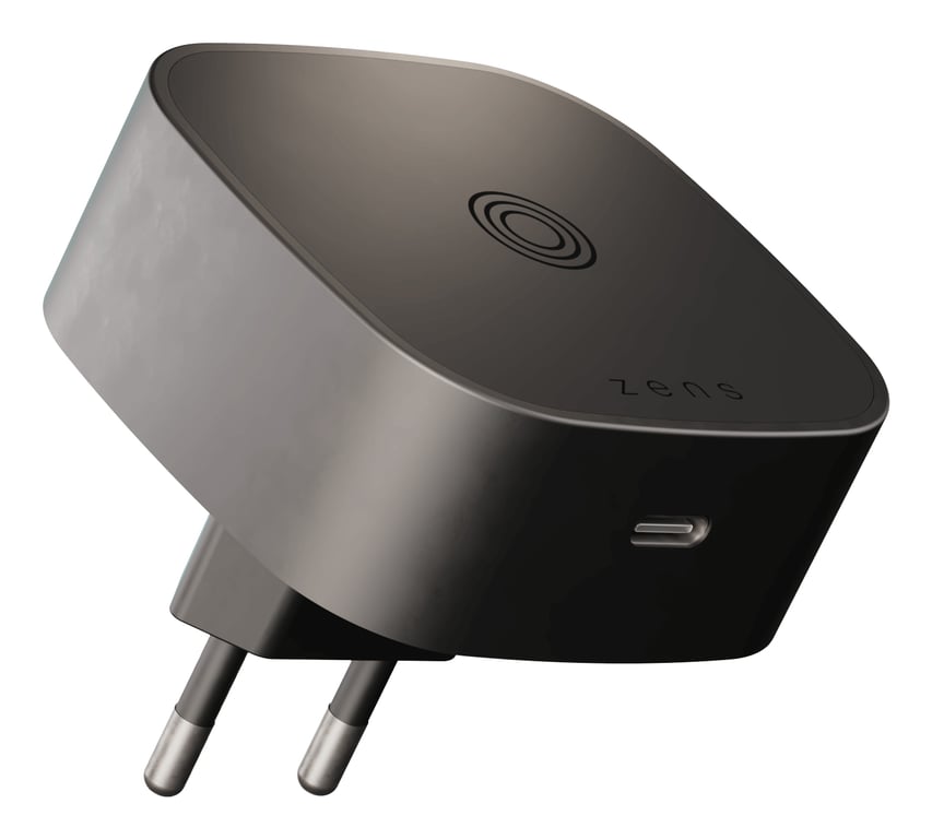 ZENS ZESC18B/00 ładowarka do urządzeń przenośnych Słuchawki, Smartfon, Uniwersalne Czarny Prąd przemienny Bezprzewodowe ładowanie Szybkie ładowanie Wewnętrzna
