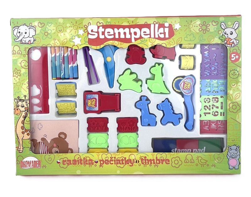 Stempelki w pudełku - zabawka