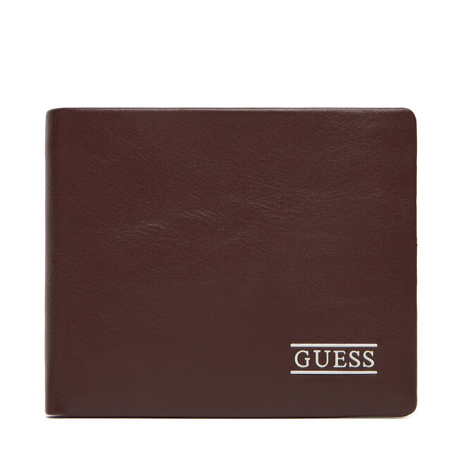 Portfel męski Guess SMNEBR LEA20 Brązowy