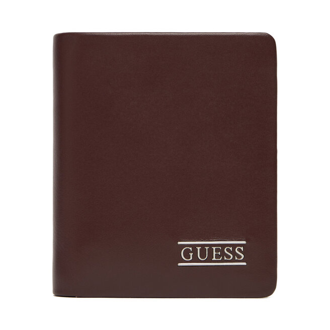 Duży Portfel Męski Guess SMNEBR LEA22 Brązowy