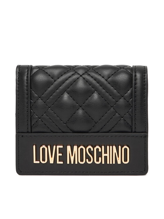 LOVE MOSCHINO Mały Portfel Damski JC5601PP1NLA0000 Czarny