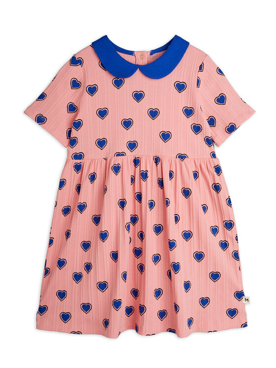 MINI RODINI Sukienka codzienna 2525011028 Różowy Regular Fit