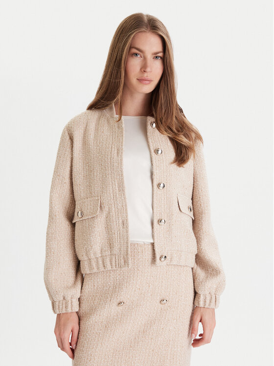 JOOP! Kurtka bomber 58 253J58Jewel 30047954 Beżowy Regular Fit