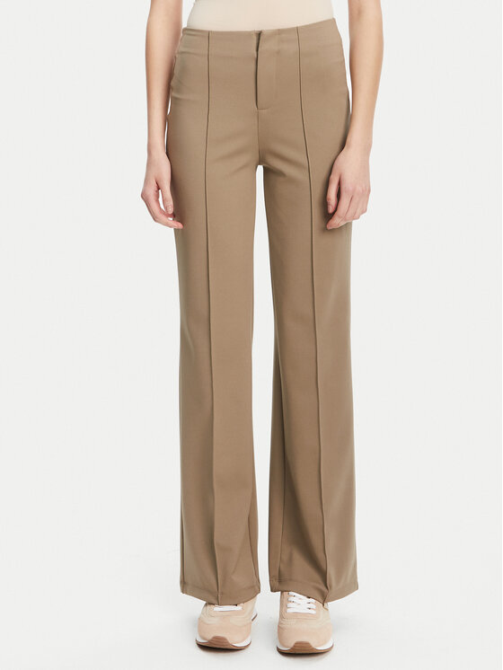 Guess Spodnie materiałowe V5YB11 KCX42 Brązowy Regular Fit