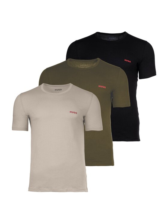 HUGO Komplet 3 t-shirtów 50532811 Kolorowy Regular Fit