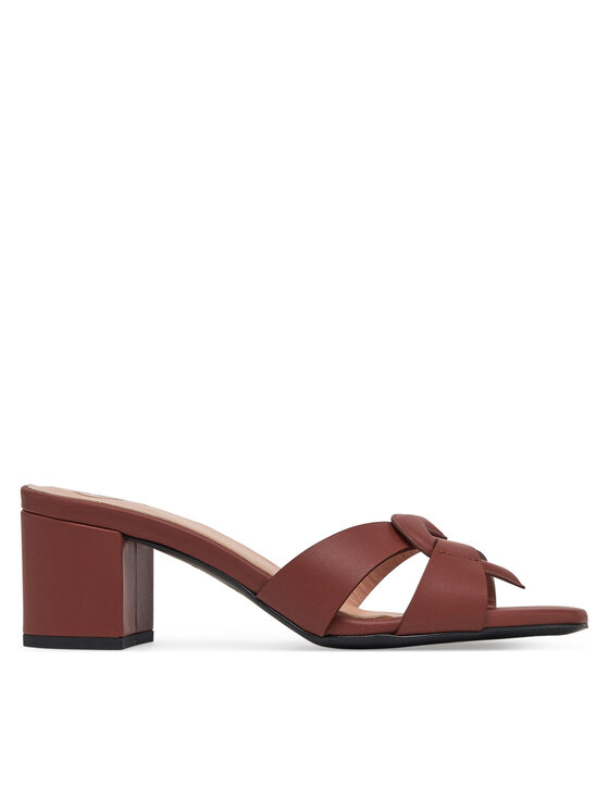 LOVE MOSCHINO Klapki JA28065G1MIA0201 Brązowy