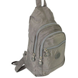 Praktyczny Plecak Materiałowy Kresz Wodoodporny BAG STREET 2257 SZARY 35 x 21 x 12 [cm]