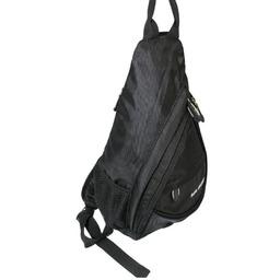 Sportowy Plecak Na Jedno Ramię BAG STREET Praktyczny I Wygodny CZARNY 4388 35 x 25 x 7 [cm]