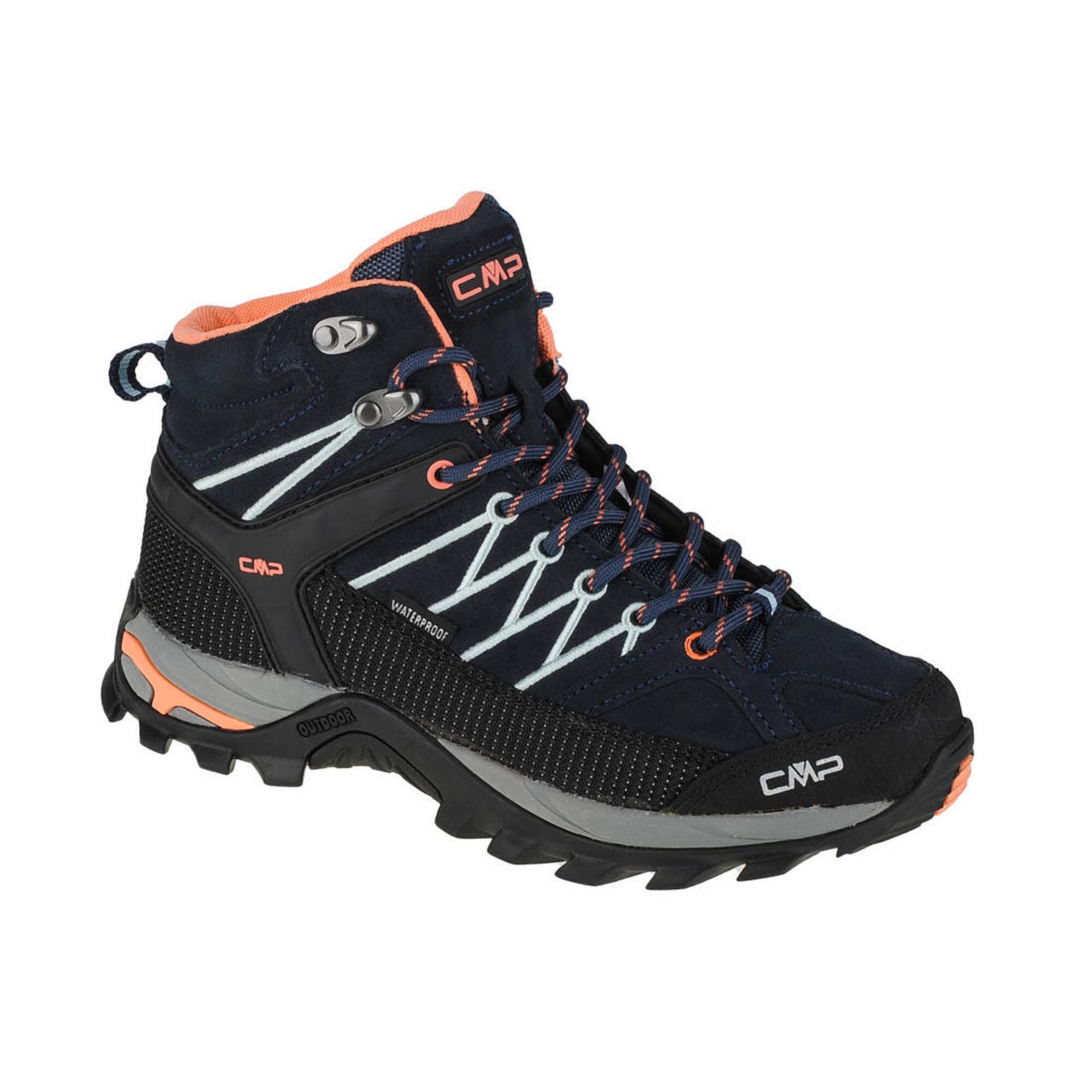CMP Campagnolo Campagnolo Rigel WP Buty trekkingowe Mid Kobiety, niebieski EU 36 2021 Trapery turystyczne 3Q12946-92AD-36