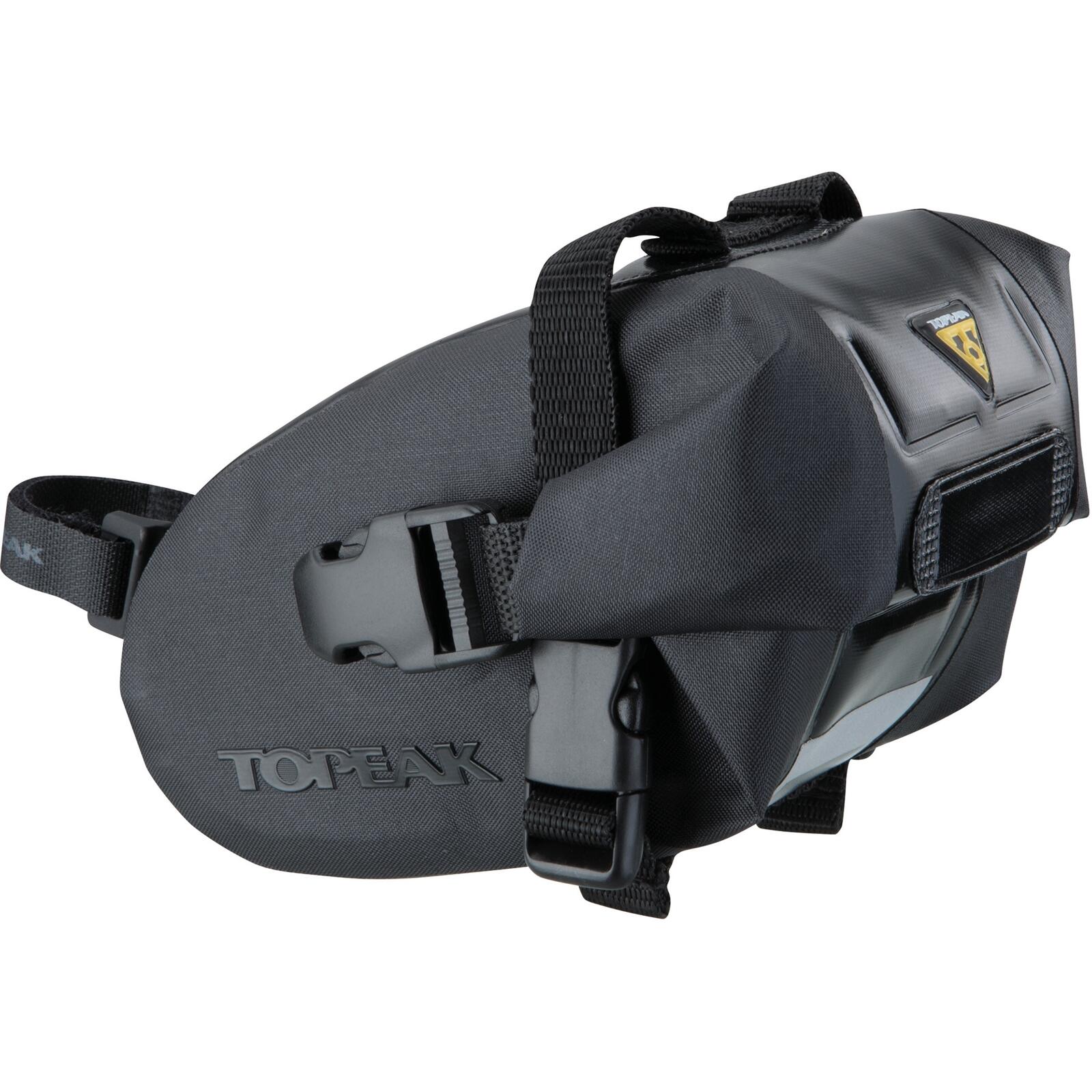 TOPEAK Wedge DryBag torba przy siodle z paskami mocującymi, wodoodporna, czarny, M FBA_TT9818B