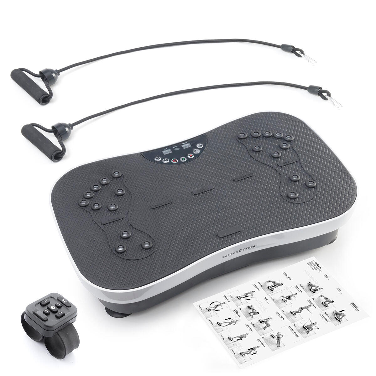 Innovagoods InnovaGoods Płyta wibracyjna z akcesoriami - (S)53 x (W)12,8 x (G)32 cm 8435527818555