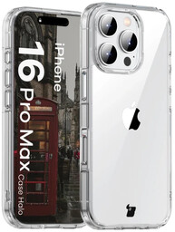 Bizon Etui Case Halo do iPhone 16 Pro Max, przezroczyste