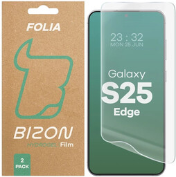 Bizon Folia hydrożelowa na ekran Glass Hydrogel Front do Galaxy S25 Edge, 2 sztuki