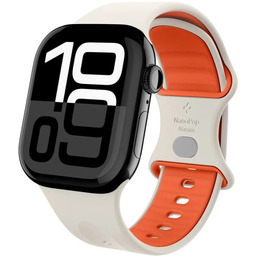 Spigen Pasek Nano Pop do Apple Watch 42/41/40/38mm, beżowo-pomarańczowy