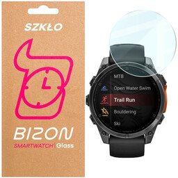 Bizon Szkło hartowane na ekran Glass Watch Clear do Garmin Tactix 8 AMOLED 51 mm / SOLAR 51 mm